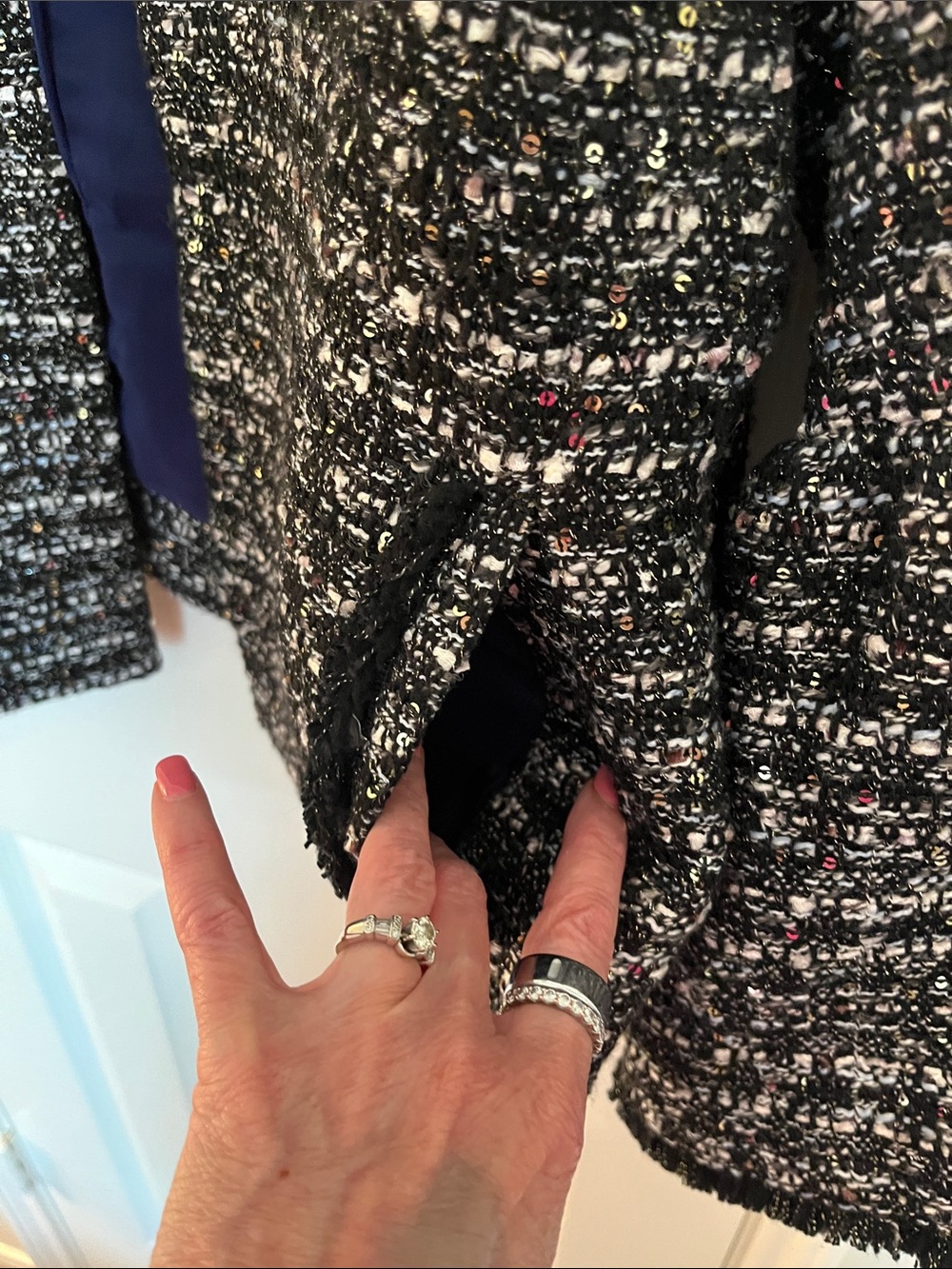 J. Crew Tweed Sparkle Blazer - Picture 6 of 13